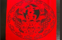 武汉三工激光打标机，革新多张宣纸镂空切割技术